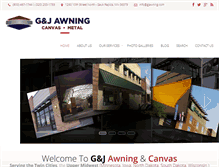 Tablet Screenshot of gjawning.com